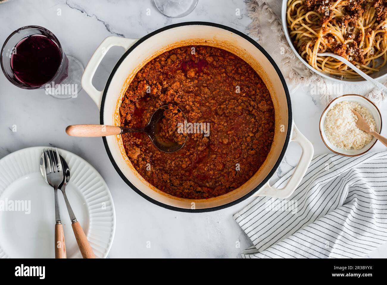 Ragu bolognese Foto Stock