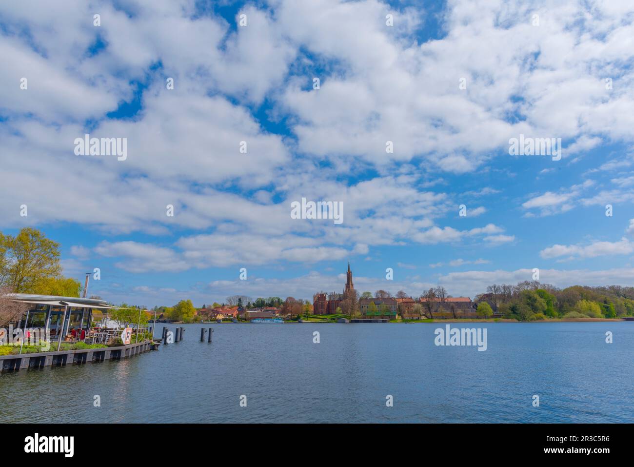 Malchow, Chiesa del Monastero, Distretto dei Laghi di Mecklenbrug, Mecklenburg-Pomerania Occidentale, Germania Est Foto Stock