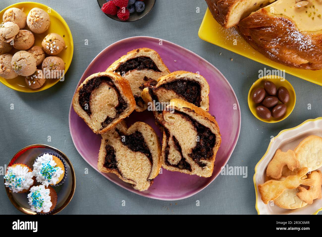 Cozonac - Pasticceria di Pasqua dalla Romania Foto Stock