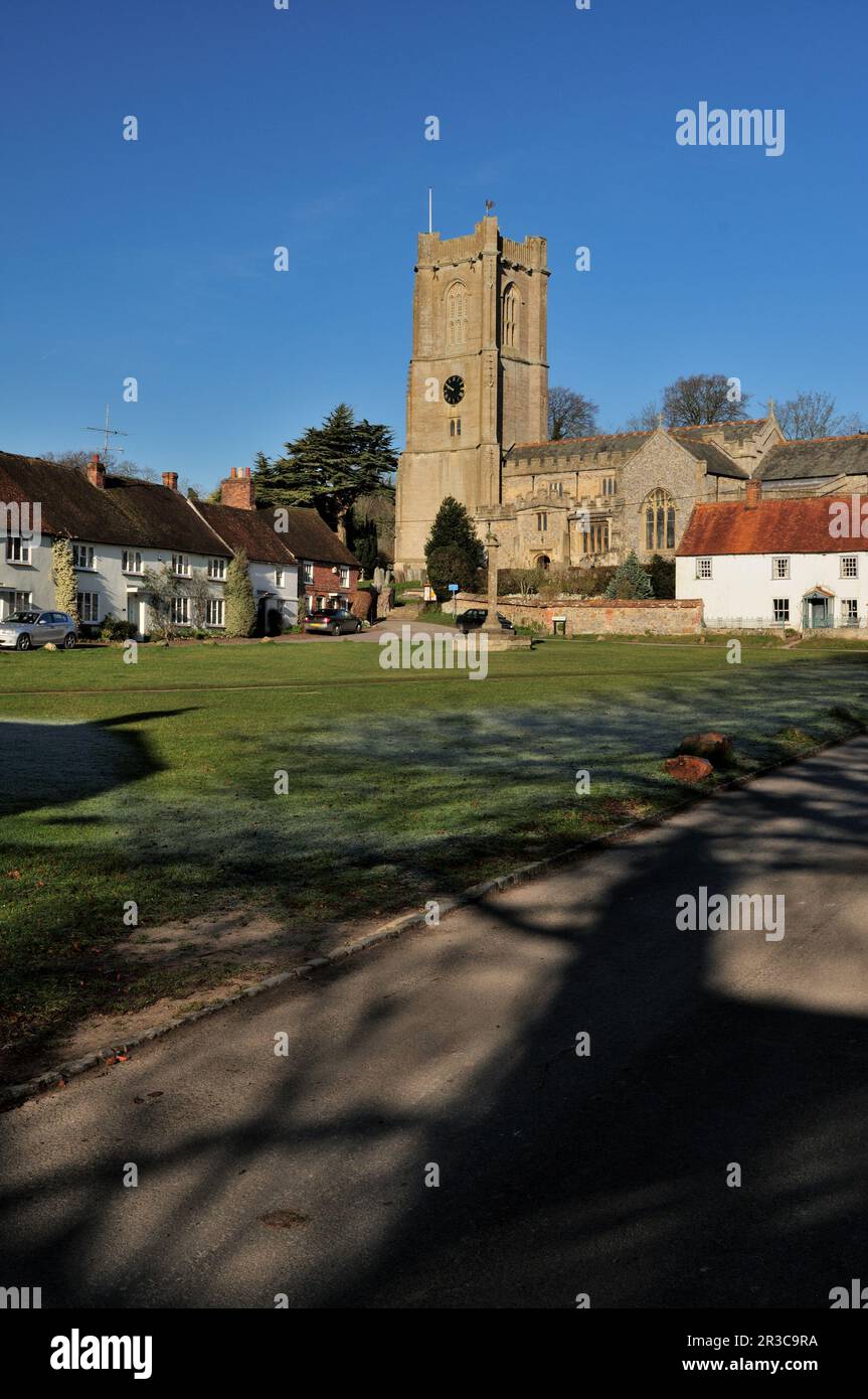 Chiesa di San Michele, Aldbourne, Wiltshire. Foto Stock