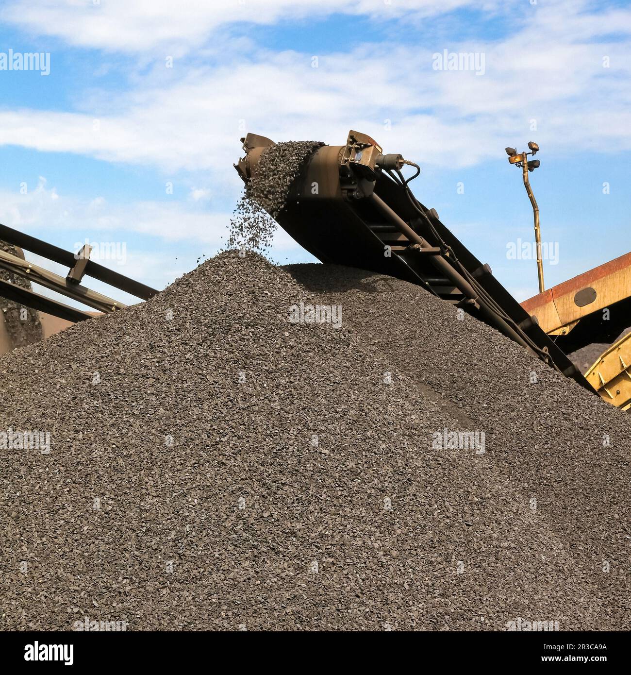 Estrazione e lavorazione del manganese in Sudafrica Foto Stock