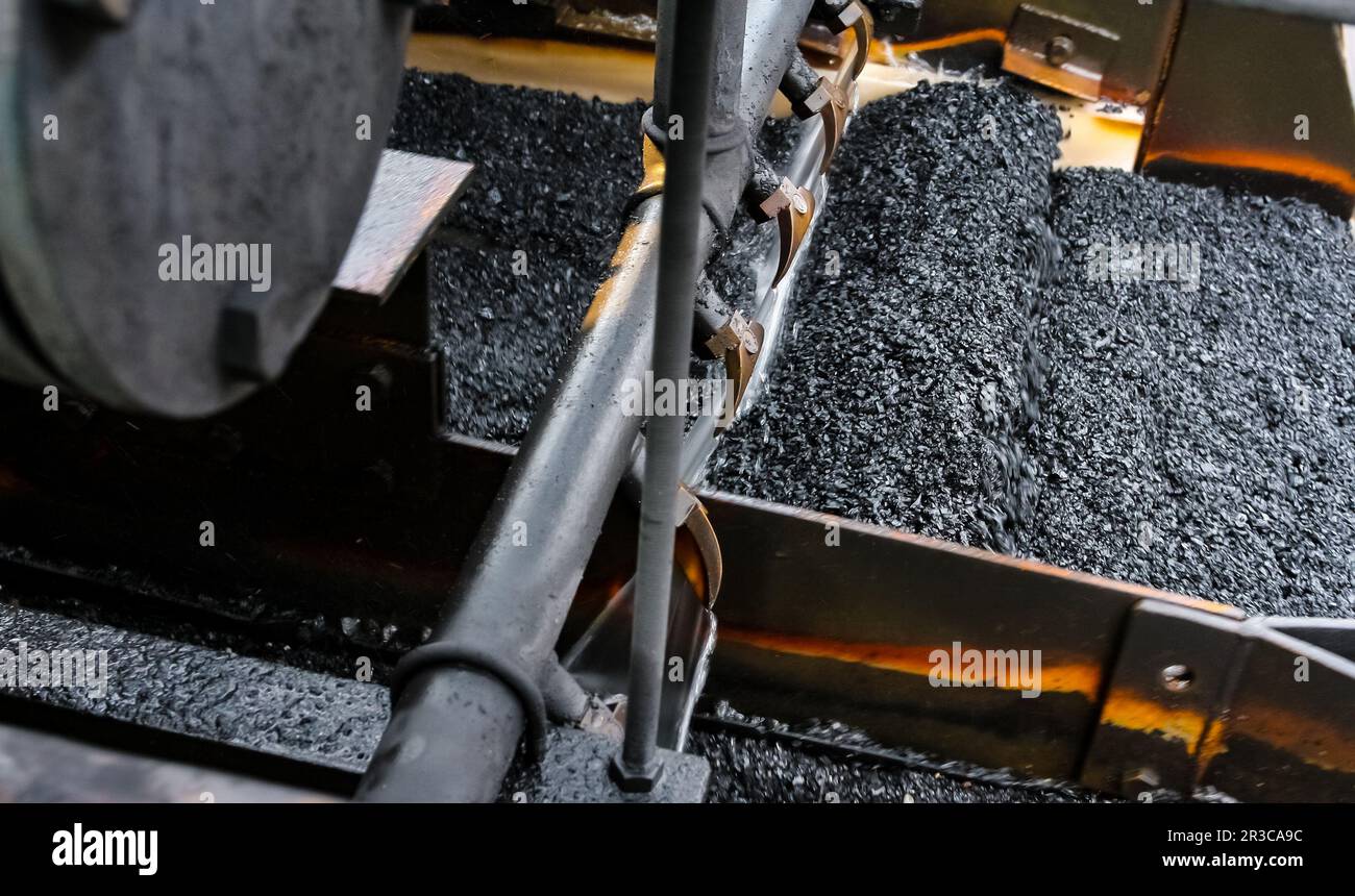 Carbone Mining and Processing Plant Equipment Foto Stock