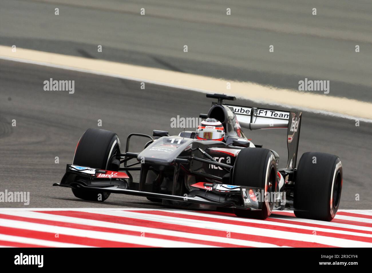 Nico Hulkenberg (GER) Sauber C32.20.04.2013. Campionato del mondo di Formula 1, Rd 4, Gran Premio del Bahrain, Sakhir, Bahrain, Giornata di qualificazione, credito: FOTOSPORT Foto Stock