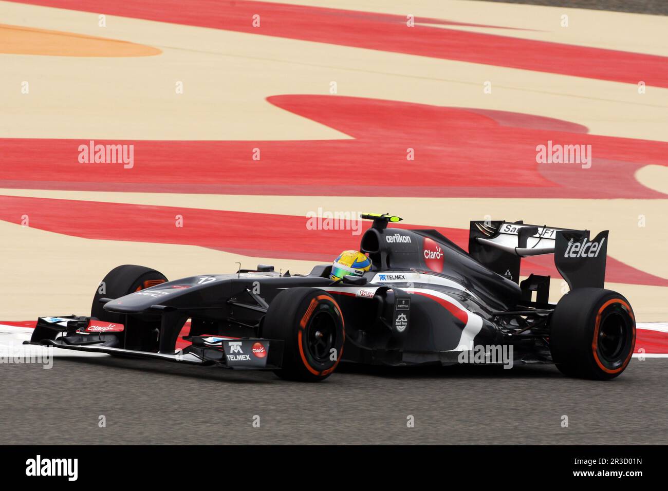 Esteban Gutierrez (MEX) Sauber C32.20.04.2013. Campionato del mondo di Formula 1, Rd 4, Gran Premio del Bahrain, Sakhir, Bahrain, Giornata di qualificazione, credito: FOTOSPO Foto Stock