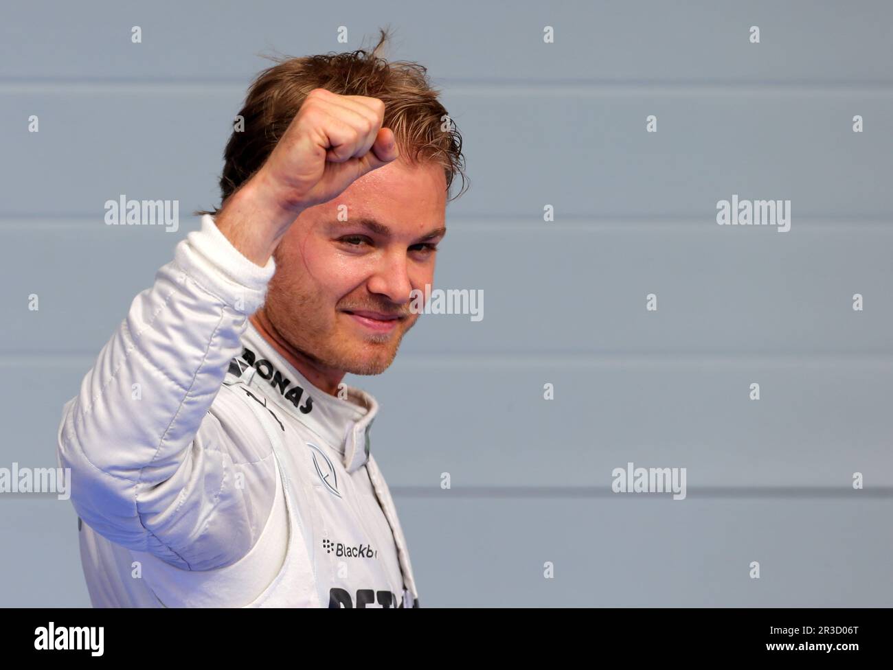 Nico Rosberg (GER), Mercedes GP 20.04.2013. Campionato del mondo di Formula 1, Rd 4, Gran Premio del Bahrain, Sakhir, Bahrain, Giornata di qualificazione, credito: FOTOSPORTS Foto Stock