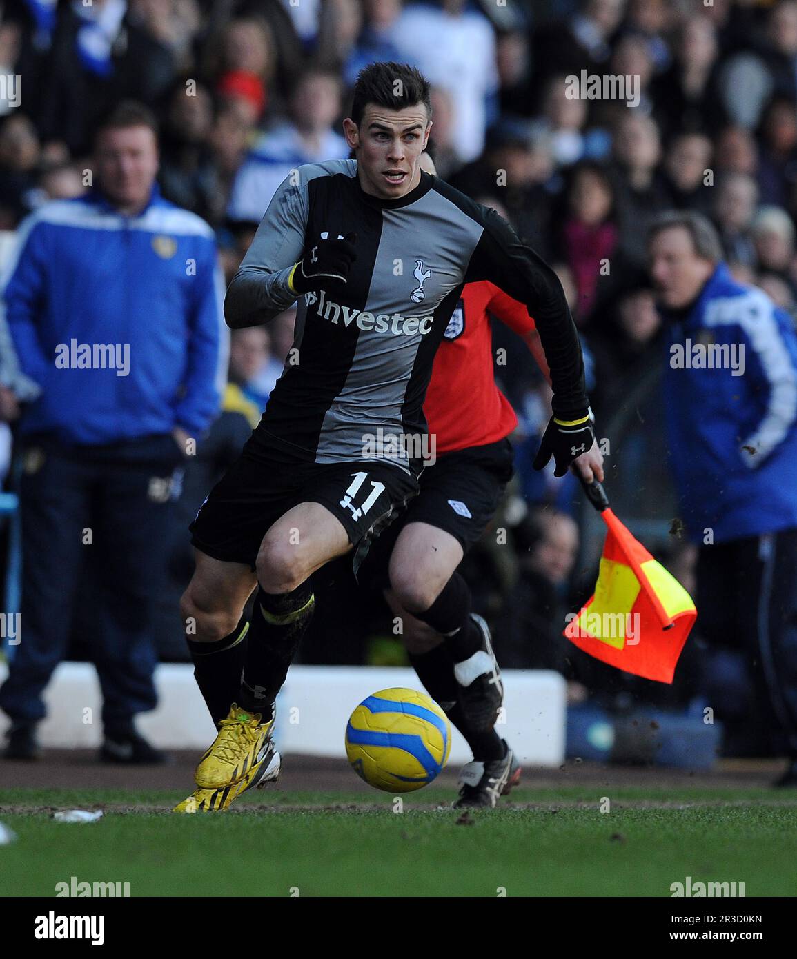 Gareth BaleTottenham Hotspur 2012/13 Leeds United V Tottenham Hotspur (2-1) 27/01/13 la fa Cup Fourth Round Photo: Robin Parker Fotosports Internatio Foto Stock