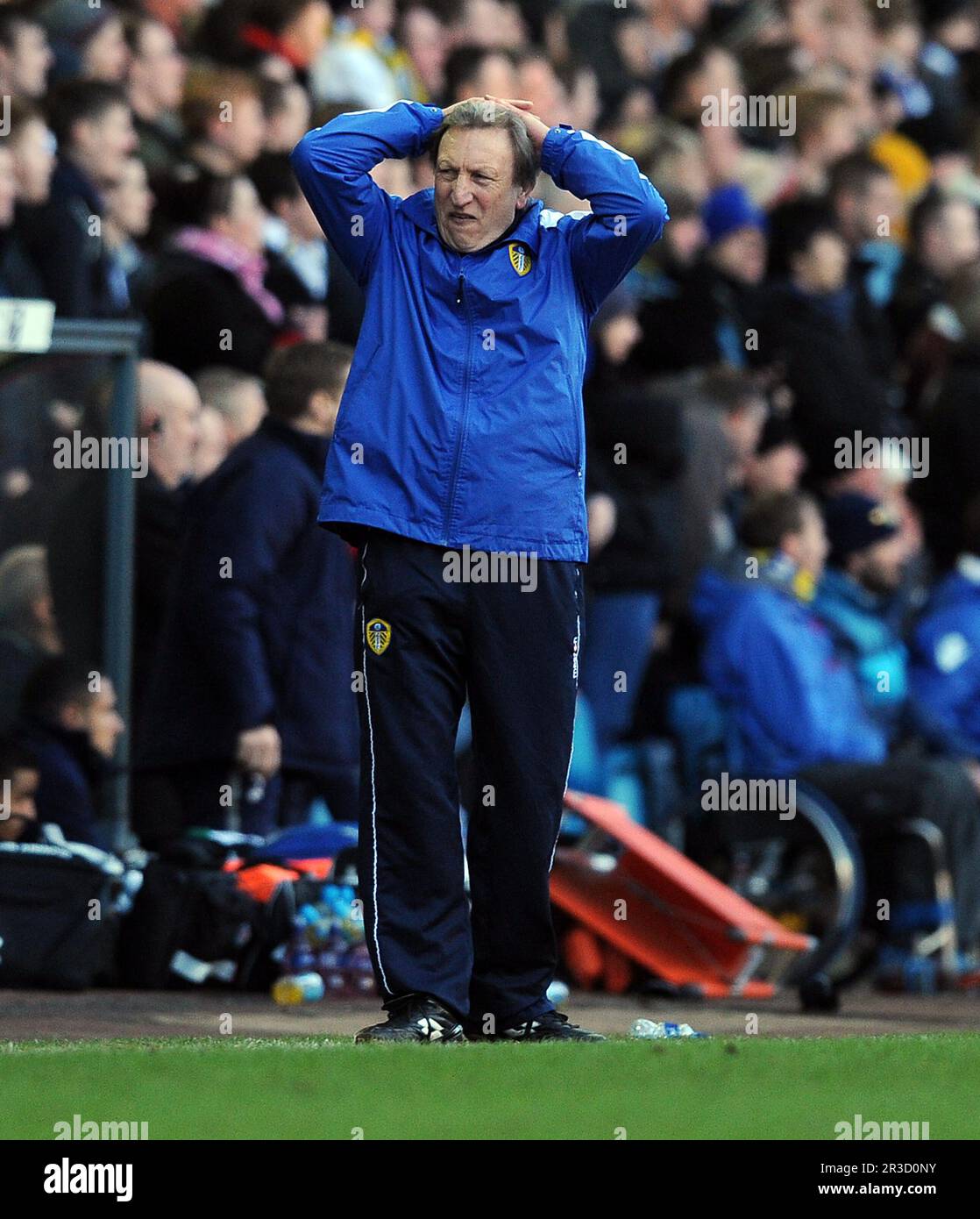 Neil Warnock ManagerLeeds United 2012/13 Leeds United V Tottenham Hotspur (2-1) 27/01/13 The fa Cup Fourth Round Photo: Robin Parker Fotosports Intern Foto Stock