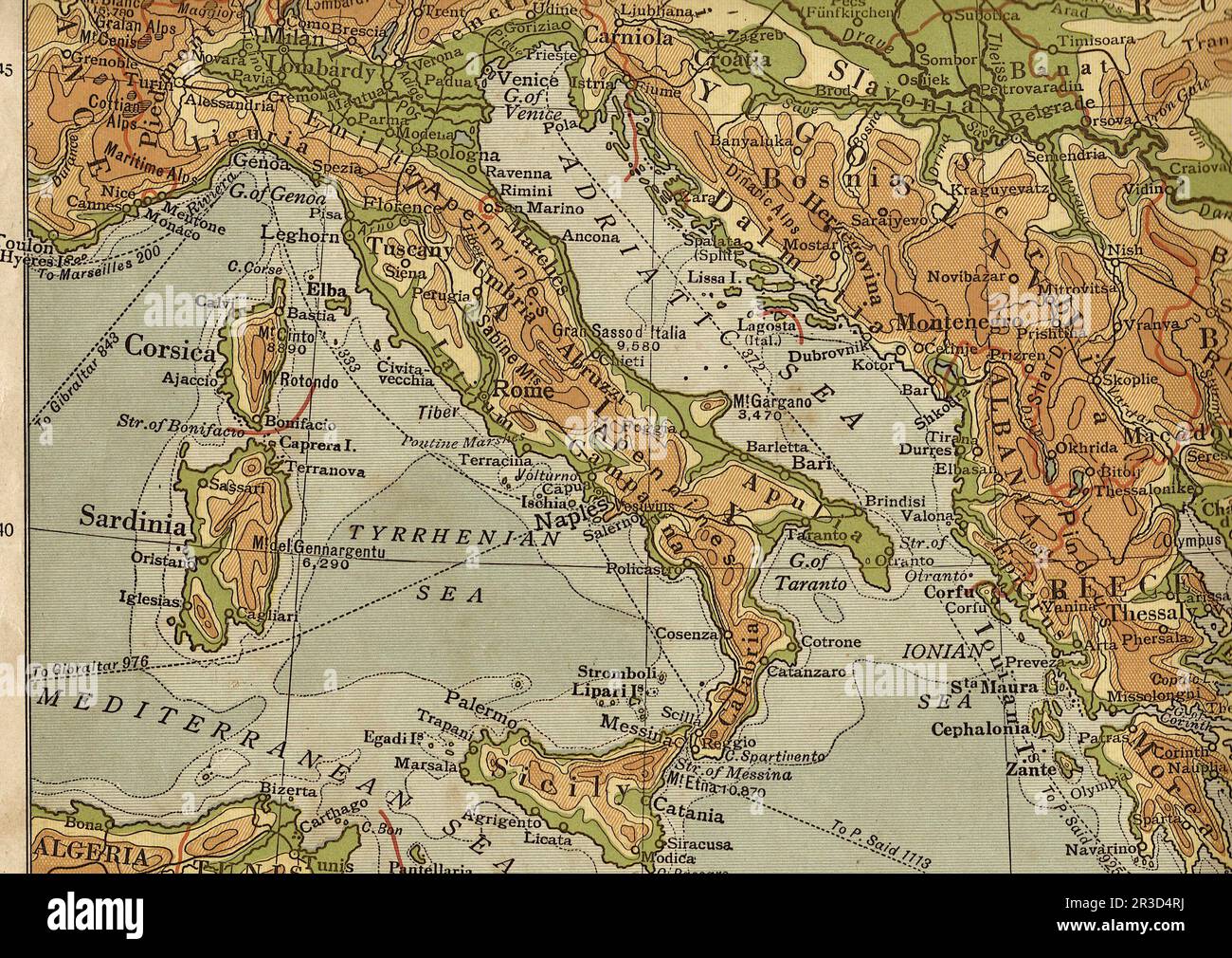 Carta geografica italia immagini e fotografie stock ad alta risoluzione -  Alamy