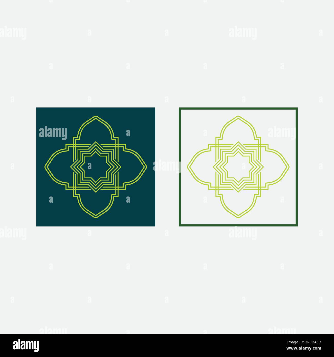 Creative Arabo Islamico Ramadan Kareem a forma di luna crescente con lampada per il mese Santo della comunità musulmana festeggiamento Vector design illustra Illustrazione Vettoriale