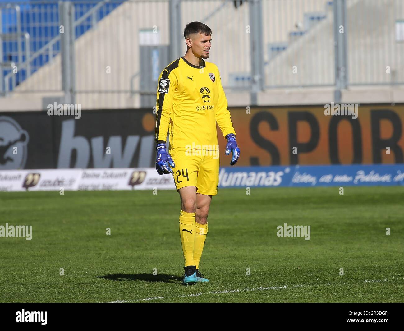 Portiere Fabijan Buntic FC Ingolstadt 04 DFB 3.Liga stagione 2020-21 Foto Stock