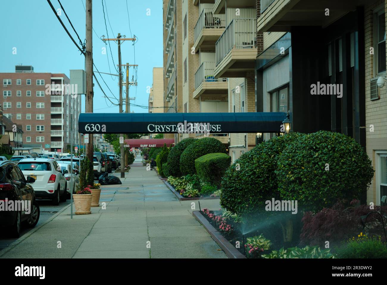 Crystal House, Long Beach, New York Foto Stock