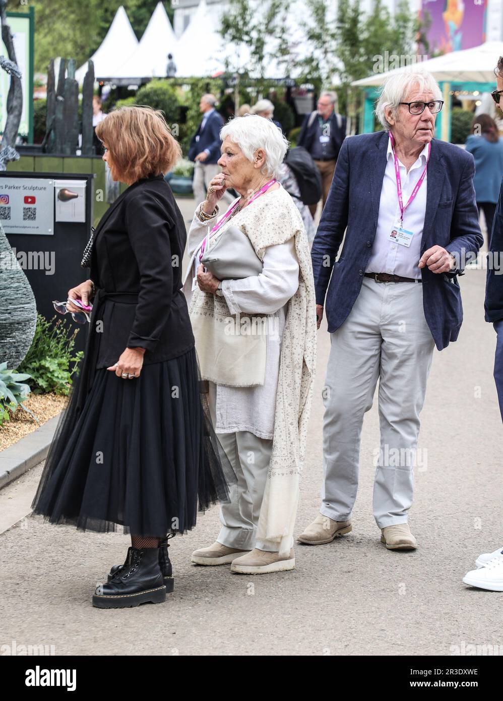 Londra, Regno Unito. 22nd maggio, 2023. Dame Judi Dench partecipa alla giornata stampa del RHS Chelsea Flower Show 2023 a Londra. Credit: SOPA Images Limited/Alamy Live News Foto Stock
