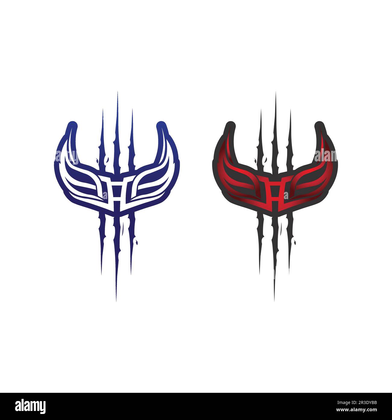 tribale, classico , nero, tatuaggio etnico icona vettore illustrazione logo Illustrazione Vettoriale