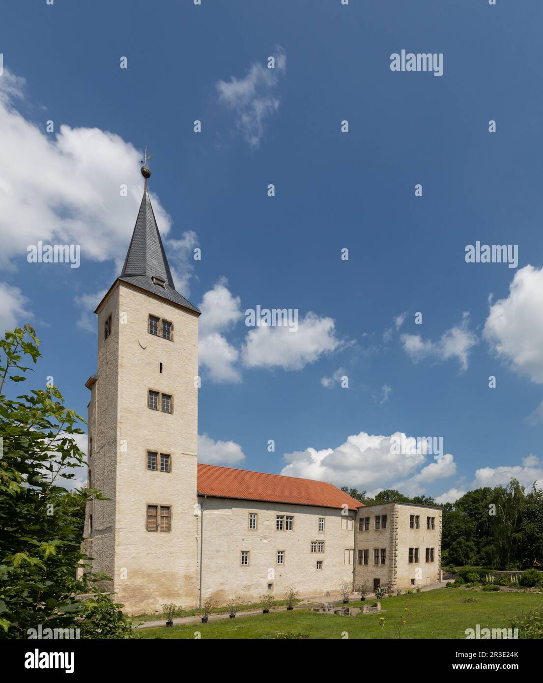 Castello Hesse North Harz stazione di bollo castelli e palazzi Harzer Wandernadel Foto Stock