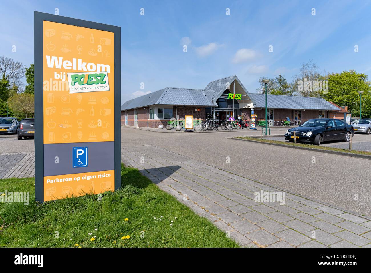 Supermercato Poiesz a IJlst, Paesi Bassi Foto Stock