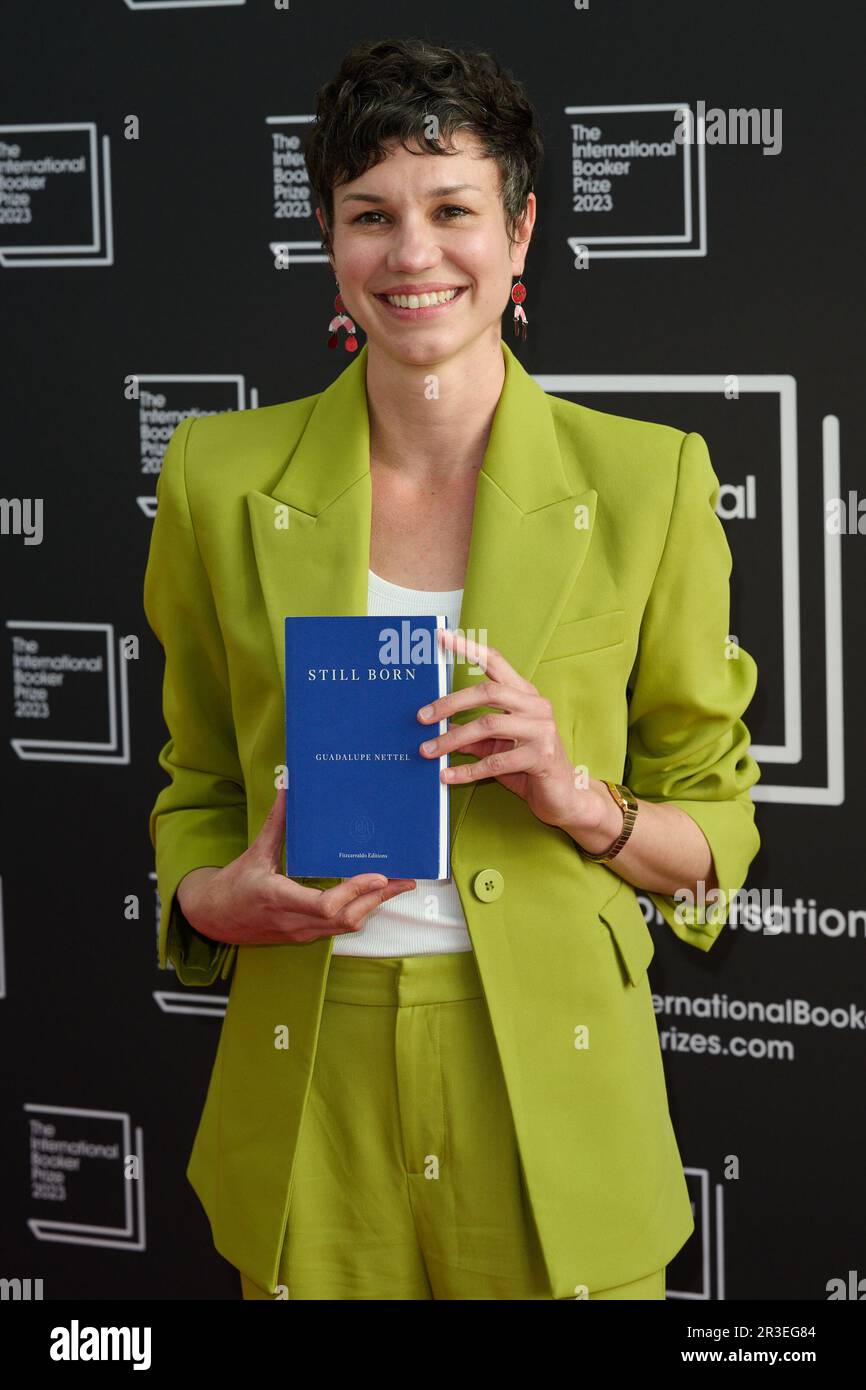 Londra, Regno Unito . 23 maggio 2023 . Rosalind Harvey è stato raffigurato alla cerimonia dei vincitori dell'International Booker Prize 2023 tenutasi presso lo Sky Garden. Credit: Alan D West/Alamy Live News Foto Stock