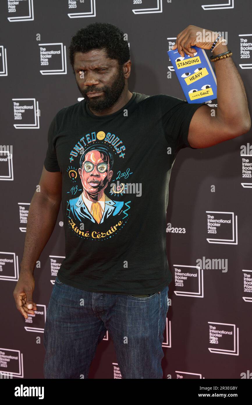 Londra, Regno Unito . 23 maggio 2023 . Gauz è stato raffigurato alla cerimonia dei vincitori del Premio Internazionale Booker 2023 tenutasi presso lo Sky Garden. Credit: Alan D West/Alamy Live News Foto Stock