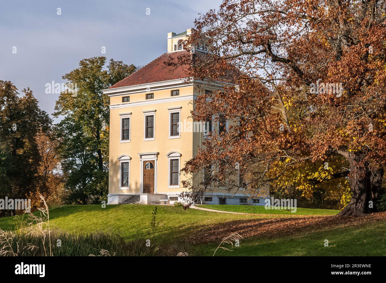 Luisium Palace nel Parco Luisium Dessau Foto Stock