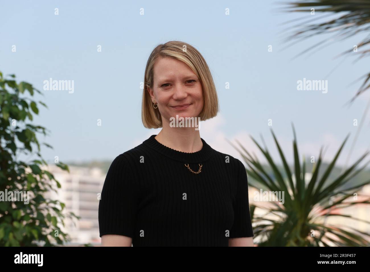 Cannes, Francia, 23rd maggio 2023. Mia Wasikowska al bando fotografico per il film Club Zero al Festival di Cannes 76th. Photo Credit: Doreen Kennedy / Alamy Live News. Foto Stock