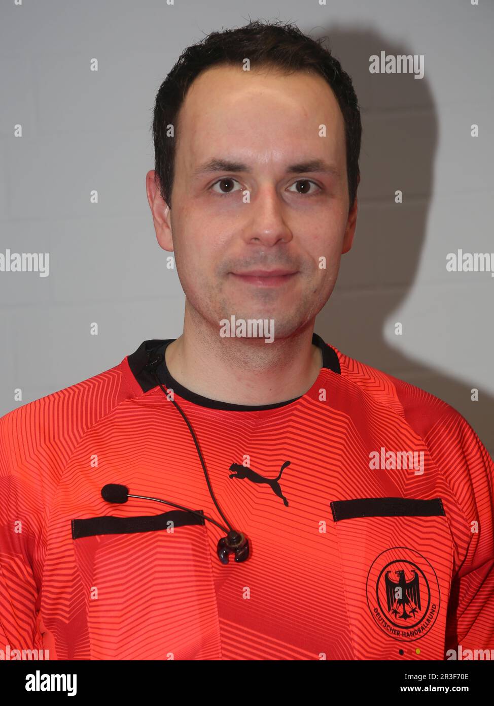 DHB Pallamano Referee Jannik otto HBL Liqui Moly Pallamano uomo Bundesliga Stagione 2021-22 Foto Stock