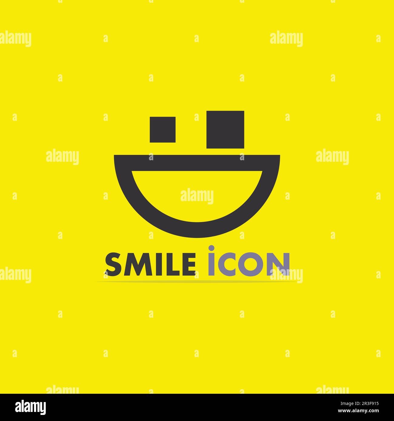 Sorridere icona, sorriso, logo vettore design felice emoticon Business, divertente design e vettore emoticon felicità Illustrazione Vettoriale