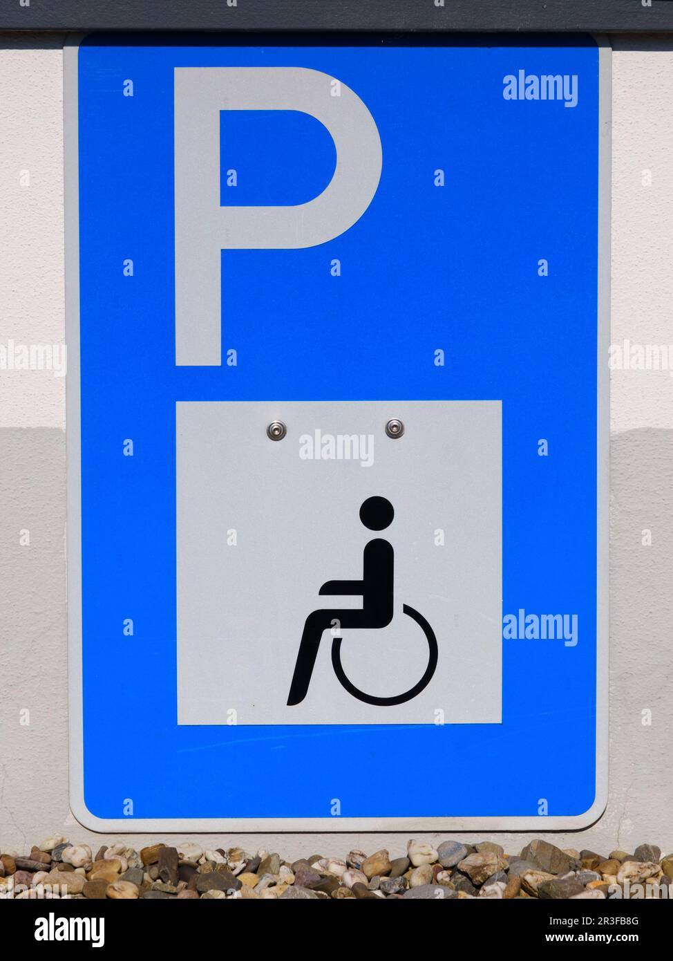 Pubblimania PARCHEGGIO DISABILI divieto di sosta Cartello in Alluminio per esterno metallo resistente spessore 3 mm (Cm 30x40