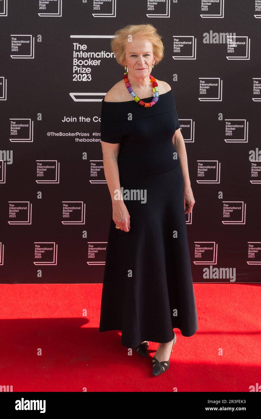 Londra, Regno Unito. 23rd maggio, 2023. LONDRA, REGNO UNITO - 23 MAGGIO 2023: Fiammetta Rocco, redattore letterario di The Economist, partecipa alla cerimonia ufficiale dei vincitori dell'International Booker Prize 2023 presso lo Sky Garden di Londra, Regno Unito, il 23 maggio 2023. L'International Booker Prize viene assegnato ogni anno per la migliore opera di narrativa di tutto il mondo, tradotta in inglese e pubblicata nel Regno Unito e in Irlanda. (Foto di Wiktor Szymanowicz/NurPhoto) Credit: NurPhoto SRL/Alamy Live News Foto Stock
