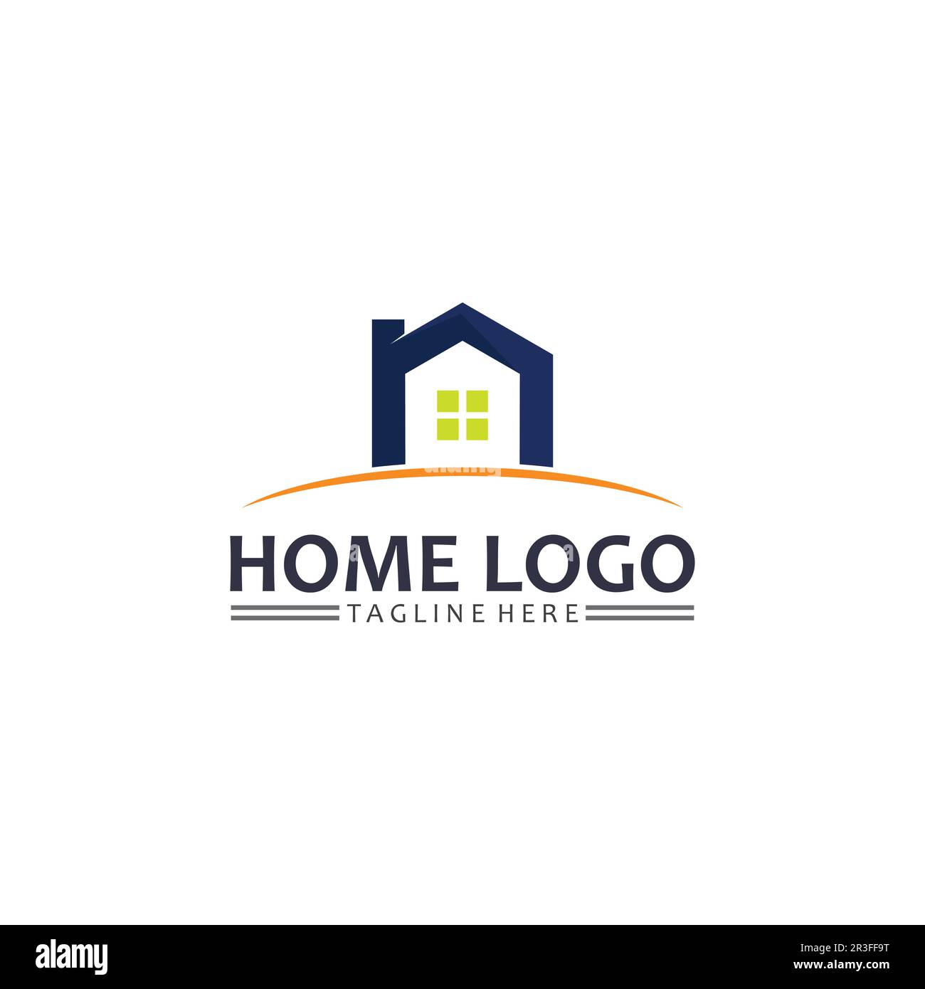 Casa e logo casa vetor design, logo, architettura e edificio, design proprietà, soggiorno a casa estate Business logo, costruzione grafica, icona ho Illustrazione Vettoriale