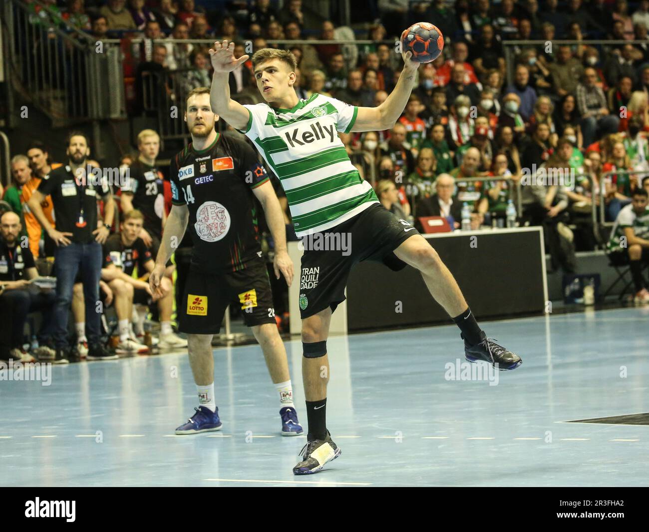 Handballer Francisco Mota da Costa Sporting CP Lissabon EHF European League Saison 2021-22 Foto Stock
