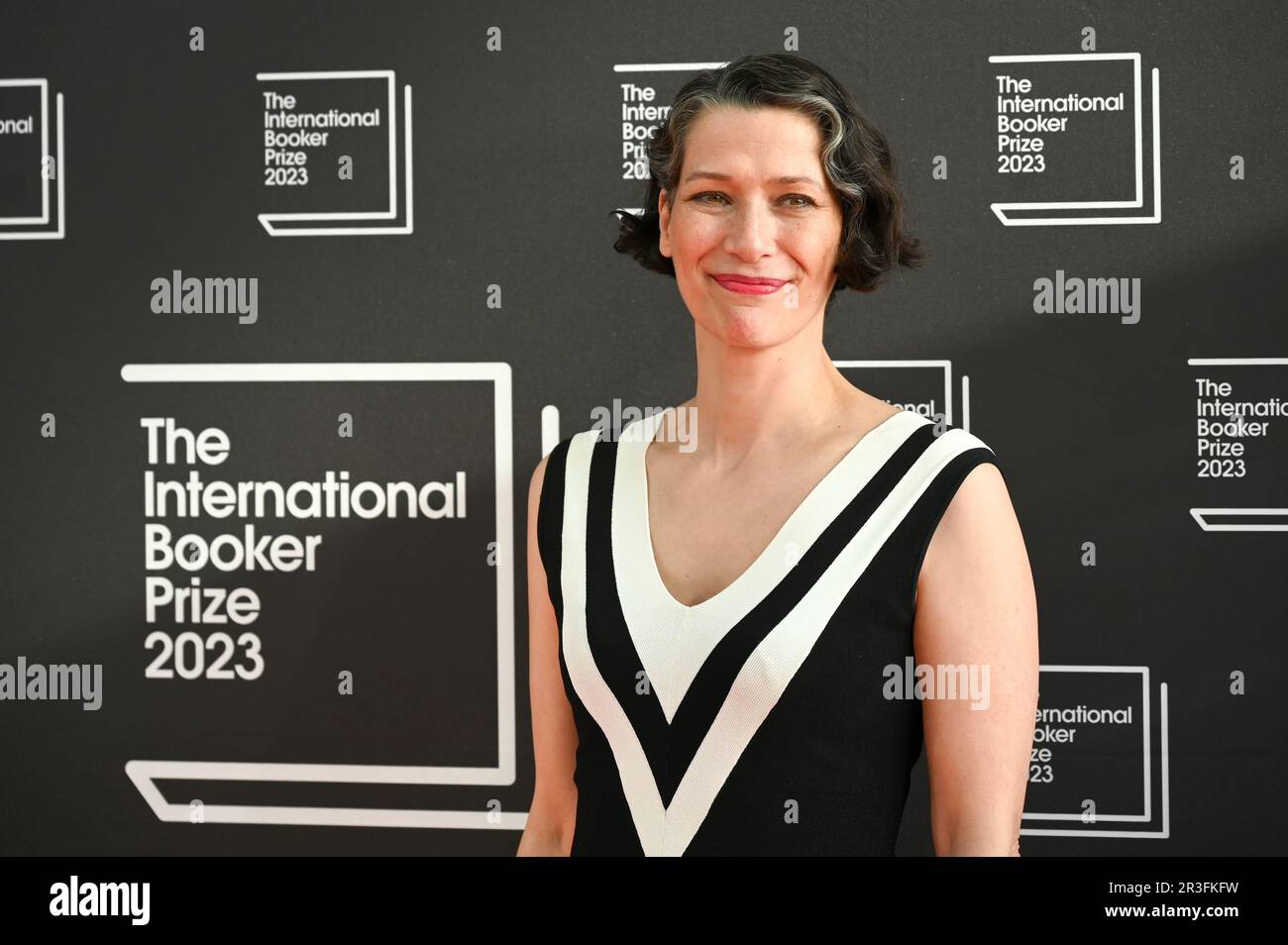 Londra, Regno Unito. 23rd maggio, 2023. Gaby Wood, direttore della Booker Prize Foundation, partecipa all'International Booker Prize 2023 allo Sky Garden, Londra, Regno Unito. Credit: Vedi li/Picture Capital/Alamy Live News Foto Stock
