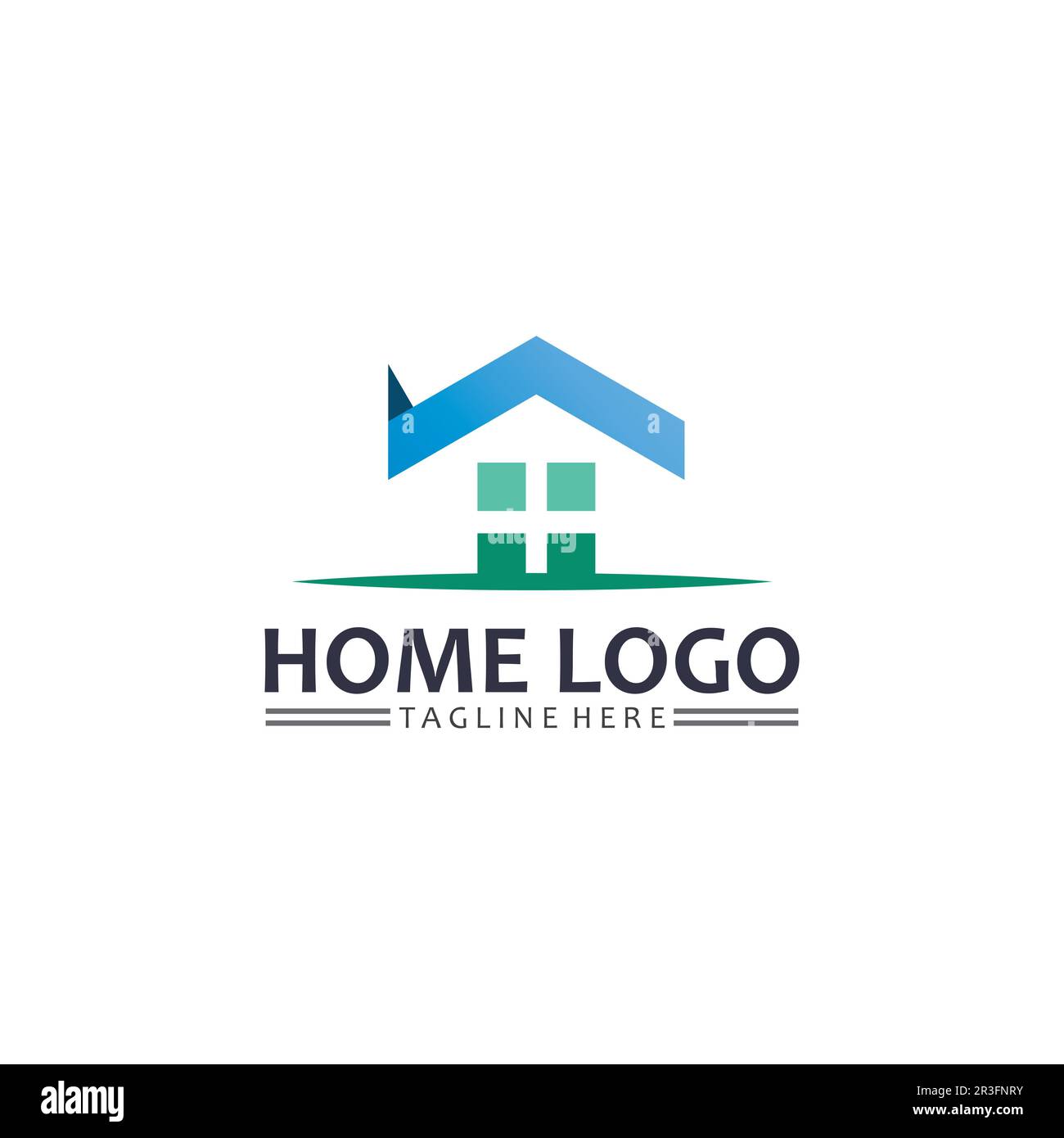Casa e logo casa vetor design, logo, architettura e edificio, design proprietà, soggiorno a casa estate Business logo, costruzione grafica, icona ho Illustrazione Vettoriale
