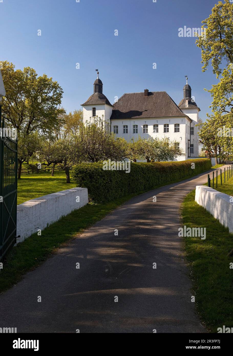 Haus Neersdonk, ex residenza aristocratica a castello, distretto di Vorst, Toenisvorst, Germania Foto Stock