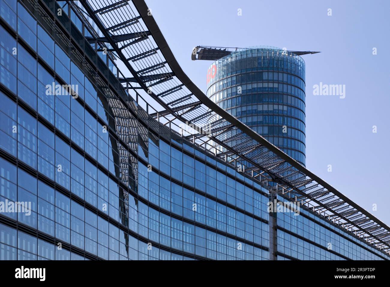 L'alto quartier generale di Ergo, Duesseldorf, Renania settentrionale-Vestfalia, Germania, Europa Foto Stock