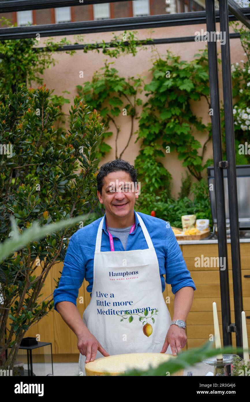 Londra, Regno Unito, 22nd maggio 2023, il Chelsea Flower Show inizia il 23rd maggio 2023. Il tema di quest'anno è il potere ristorativo dei giardini e del giardinaggio, sia per le persone che per l'ambiente., Andrew Lalchan Photography/Alamy Live News Foto Stock