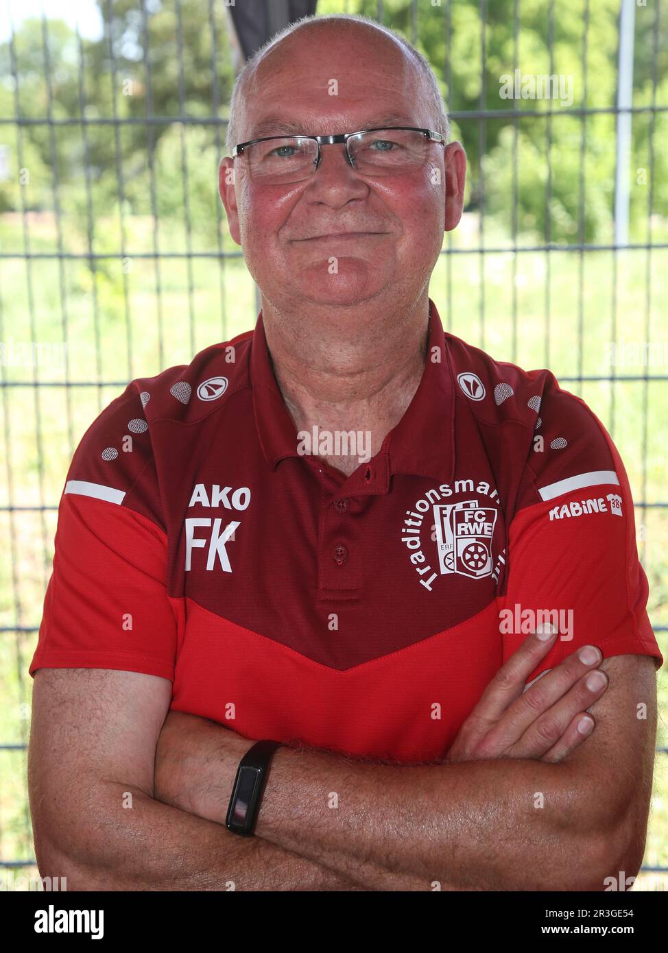 Frank KrÃ¤uter al celebre match ex nazionale della GDR contro la tradizionale squadra di Rot-WeiÃŸ Erfurt per il 03.07.2022 Foto Stock