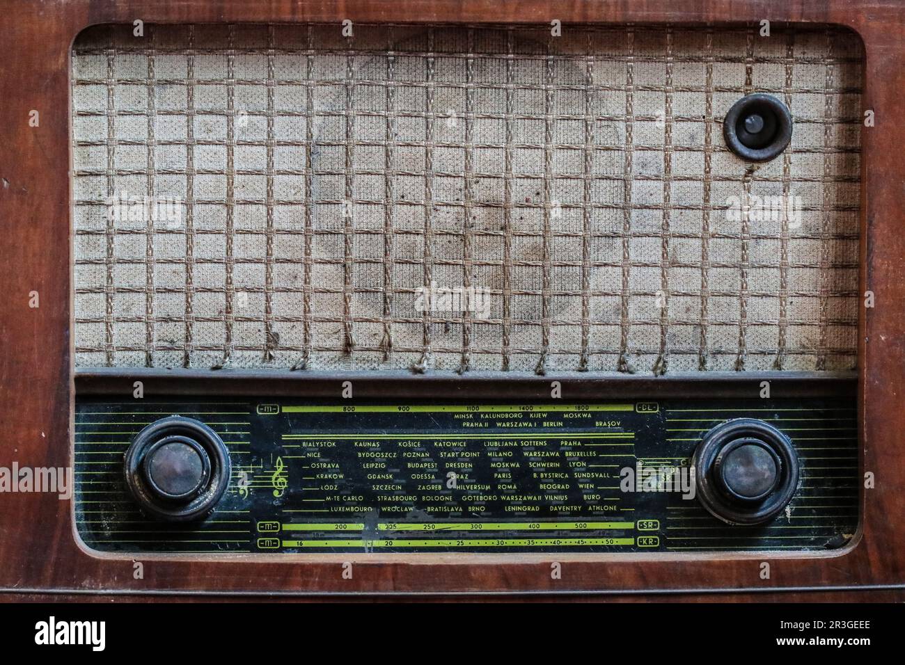 Radio da tavolo vintage Foto stock - Alamy