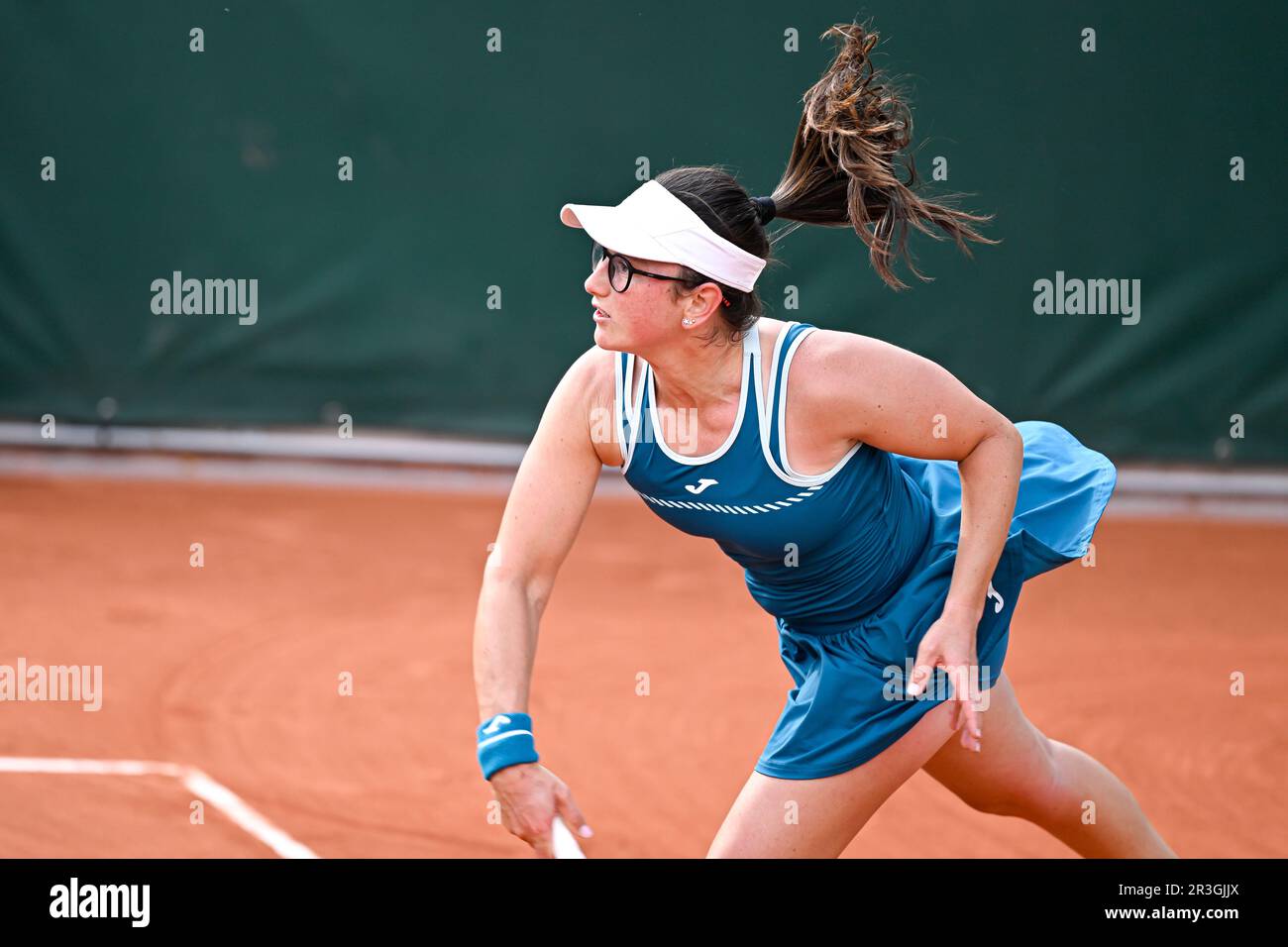 Parigi, Francia. 23rd maggio, 2023. Nuria Brancaccio in occasione del torneo di tennis French Open, Grand Slam il 23 maggio 2023 allo stadio Roland-Garros di Parigi. Credit: Victor Joly/Alamy Live News Foto Stock