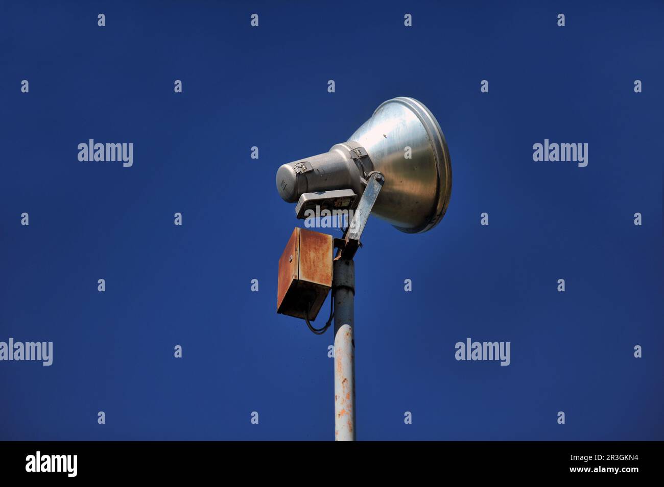 Megaphone elettrico Foto Stock