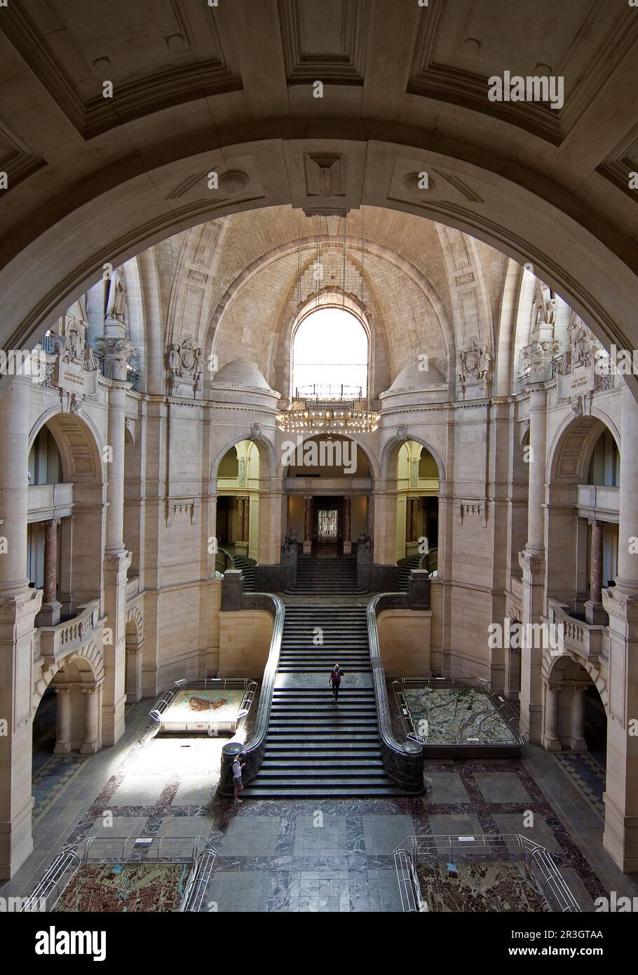 Nuovo Municipio, vista interna, palazzo-come magnifico edificio, Hannover, Germania, Europa Foto Stock