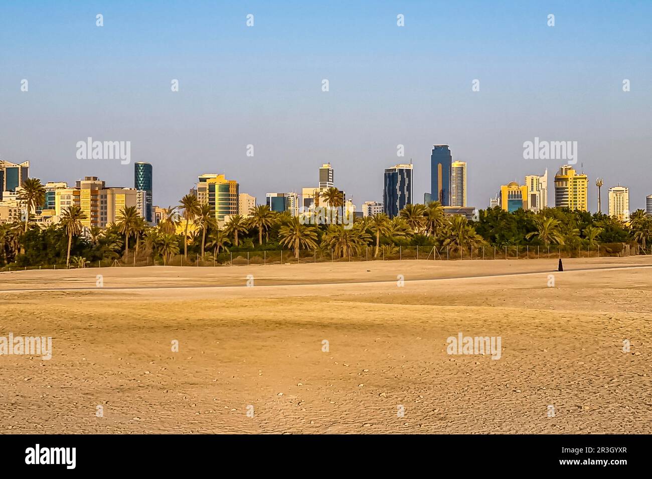 Sito UNESCO Qall'at al-Bahrain o il Bahrain Fort, Regno del Bahrain Foto Stock