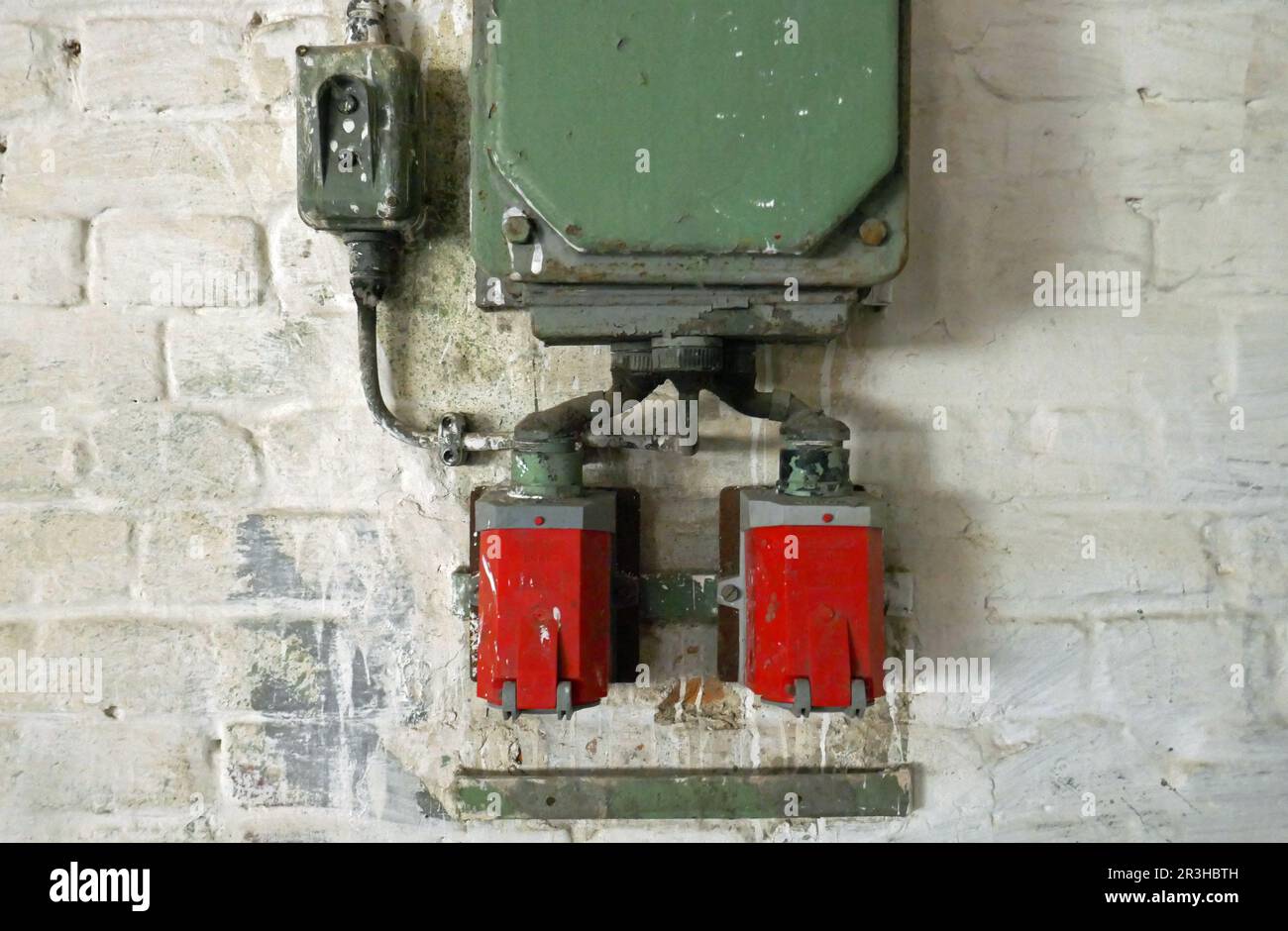 Connettore industriale Foto Stock