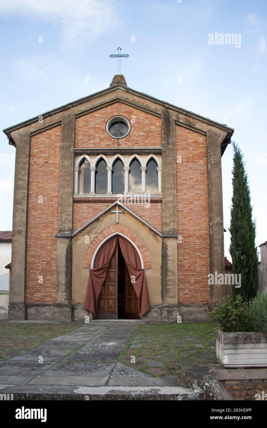 Chiesa di Campagna Italiana Foto Stock