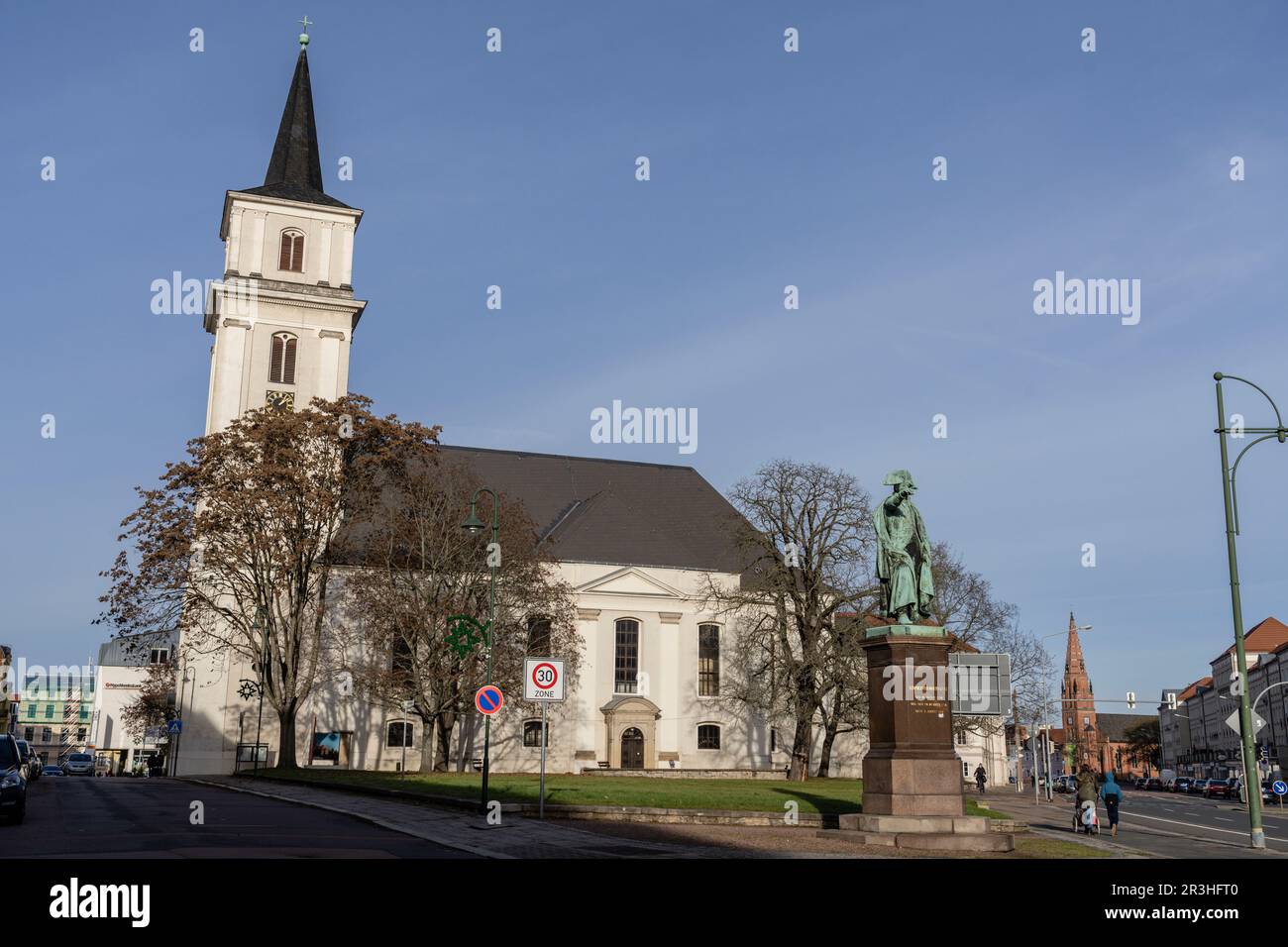 St John Church, Dessau, Repubblica federale di Germania. Foto Stock