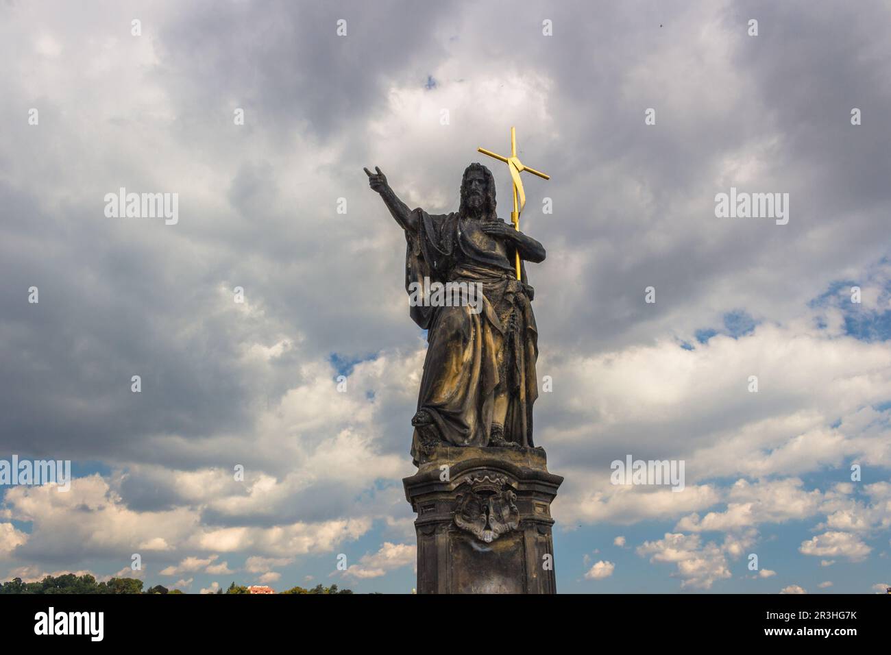 Il Ponte Carlo a Praga Foto Stock