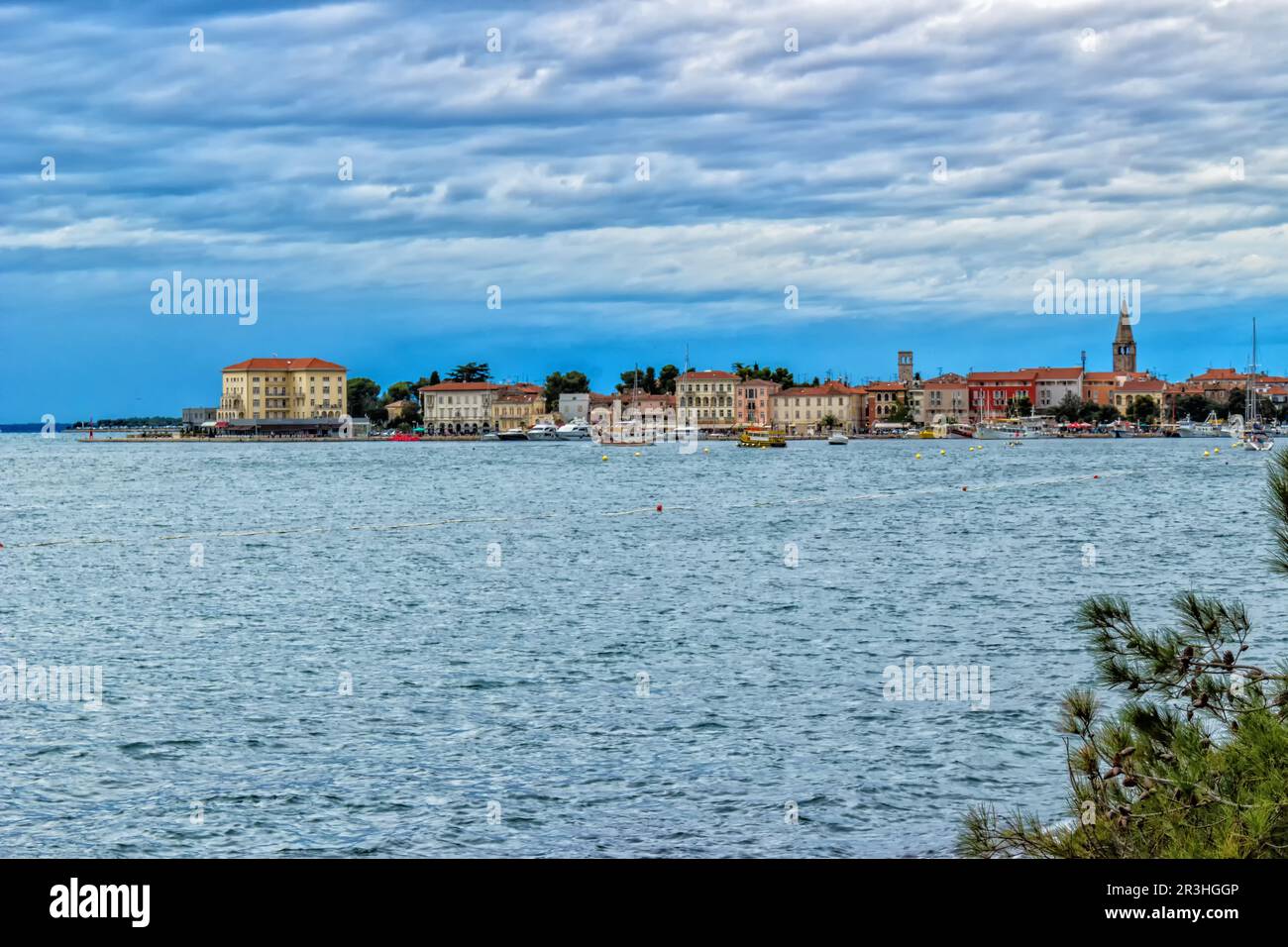 Mare Croato: Costa istriana Foto Stock