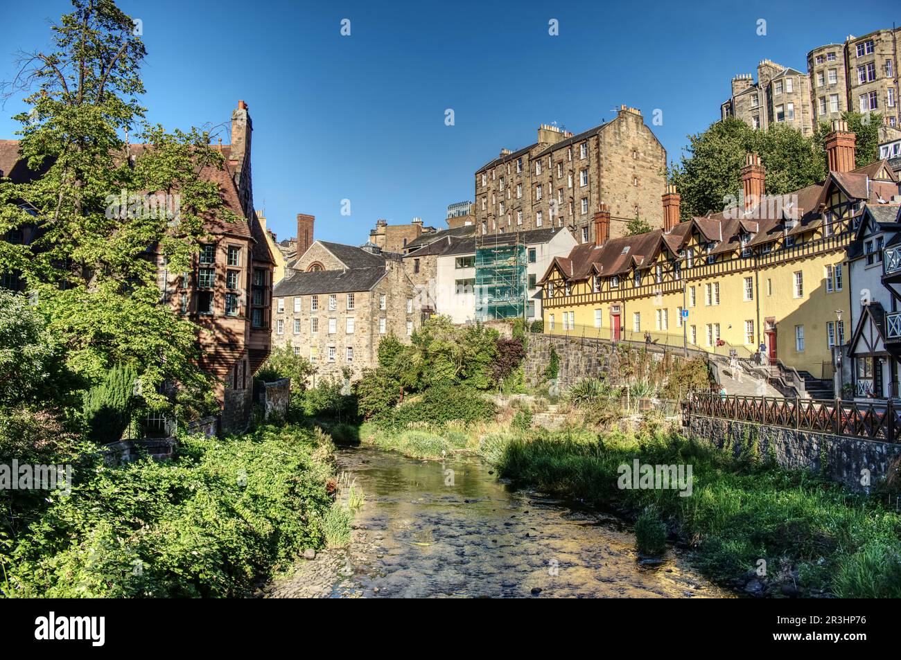 Edimburgo, Dean Village, Scozia, Gran Bretagna Foto Stock