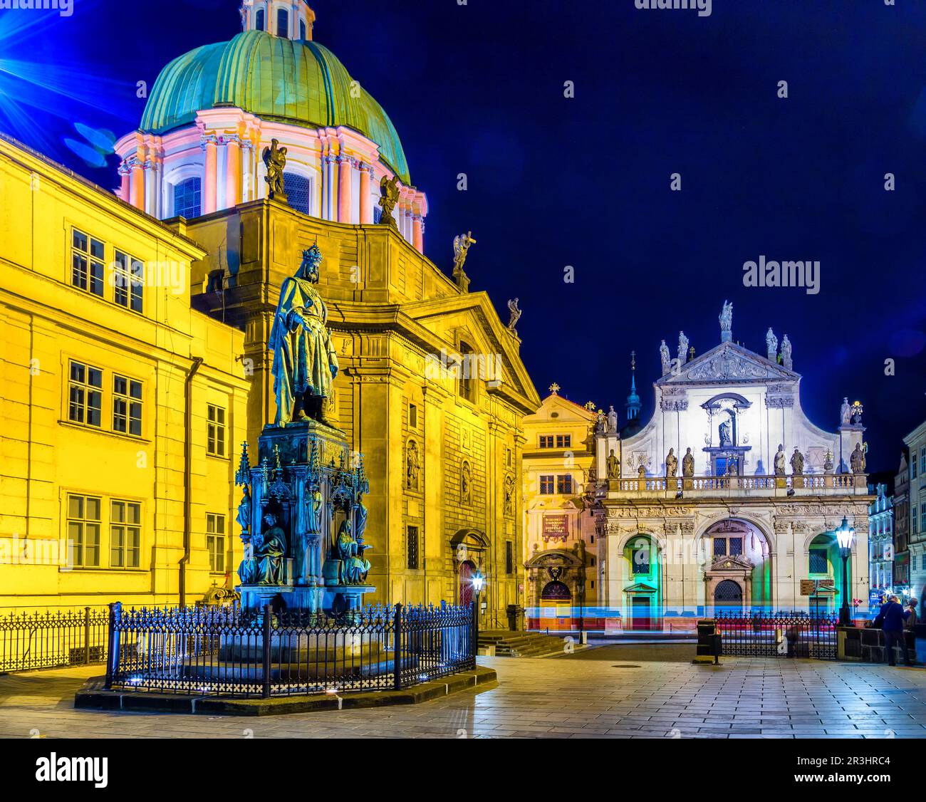 Il Ponte Carlo a Praga Foto Stock