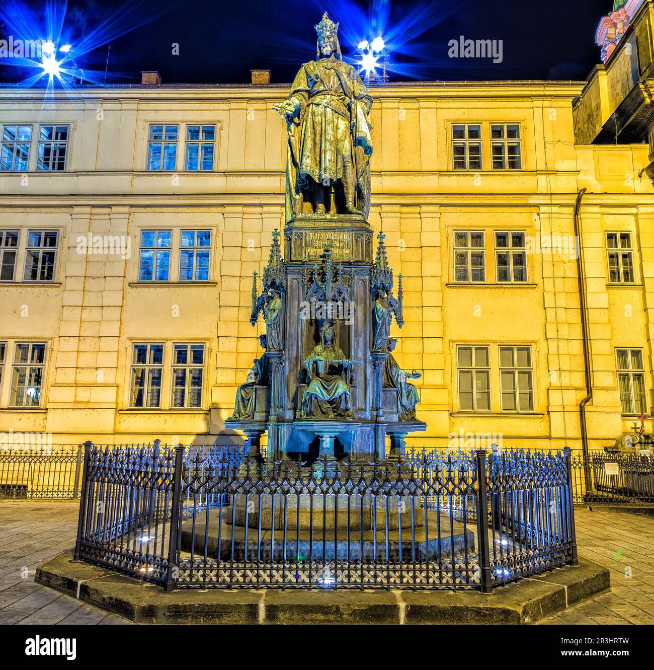 Il Ponte Carlo a Praga Foto Stock