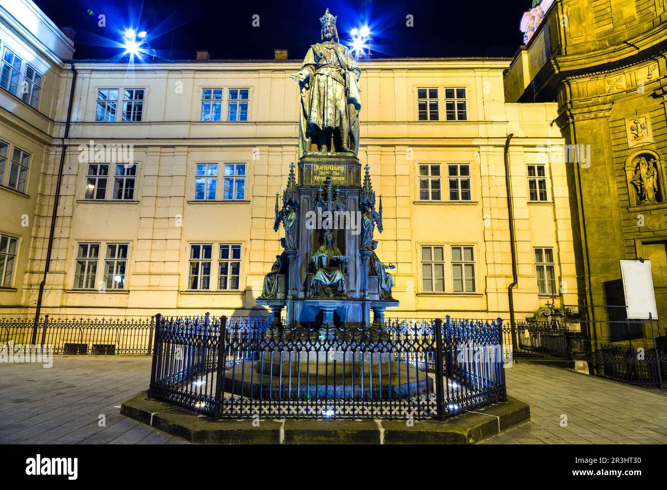 Il Ponte Carlo a Praga Foto Stock