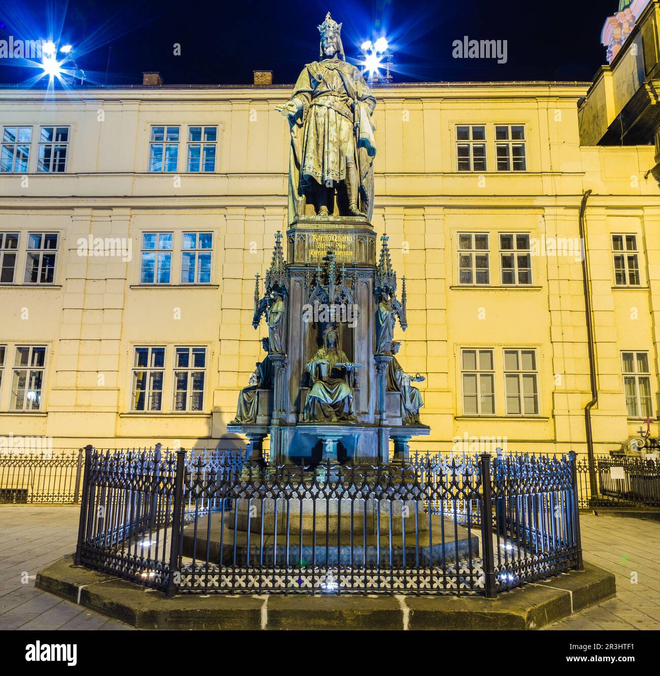Il Ponte Carlo a Praga Foto Stock